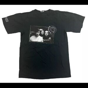 VTG Blink 182 Size Small 2004 Vintage Black Short Sleeve T-Shirt Graphic Print